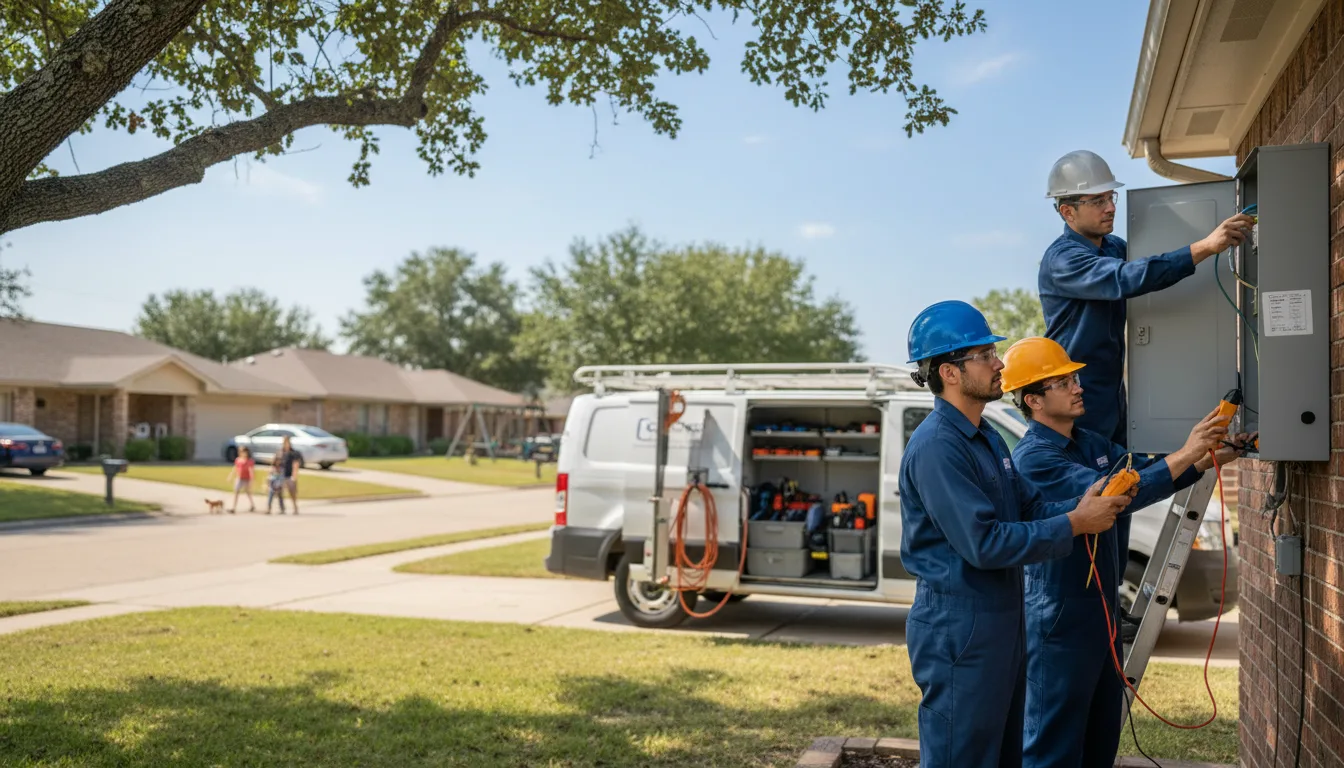 Certified electrician providing emergency electrical services in Marston, MO